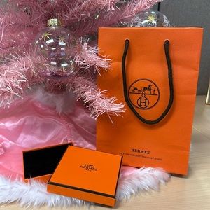 Hermes bracelet box and gift bag
